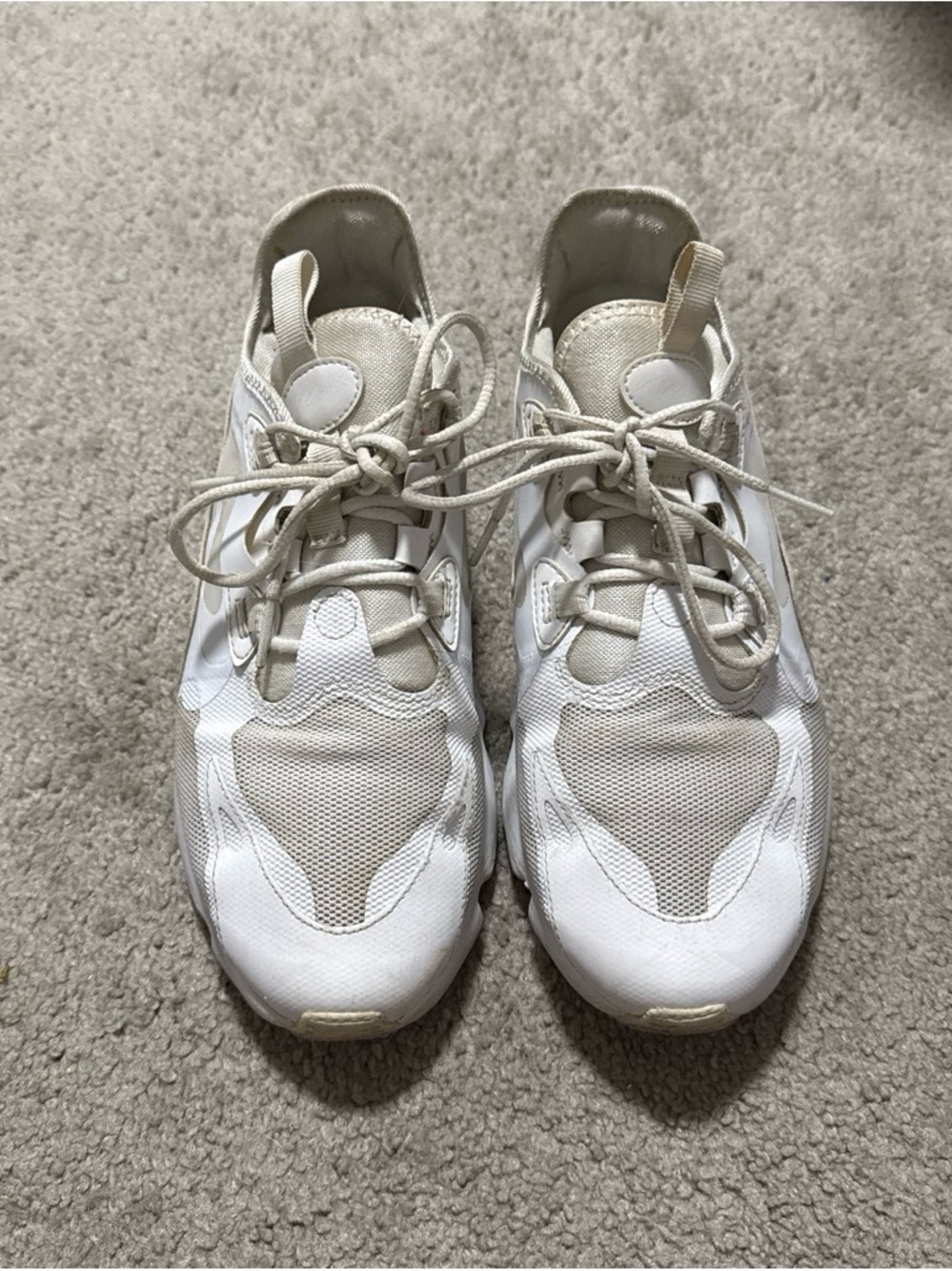 Nike Women’s White and Cream Low-Top Sneakers